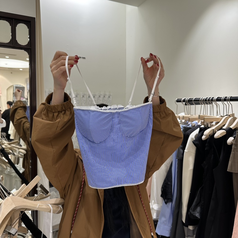 THEMORYPARK東大門代購女士新品熱賣推薦26春夏真品吊帶背心THE MORY PARK吊帶/背心圖色1深藍色