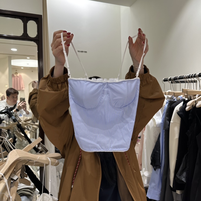 THEMORYPARK東大門代購女士新品熱賣推薦26春夏真品吊帶背心THE MORY PARK吊帶/背心圖色2淺藍色