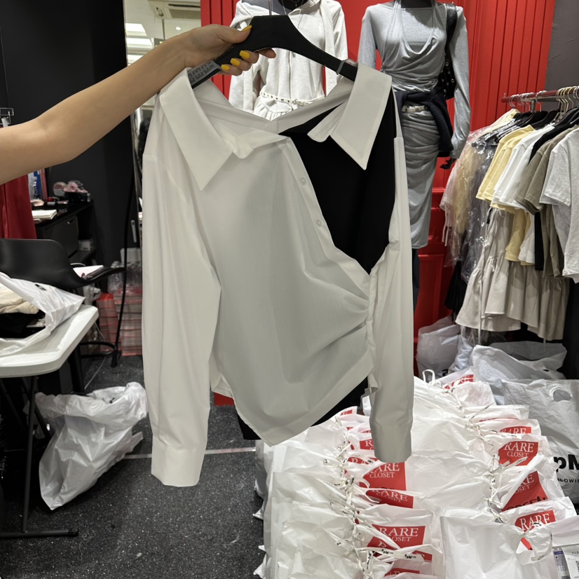 RARE CLOSET韓國代購女裝新品職業26春夏推薦襯衫蕾絲衫RARE CLOSET襯衫/蕾絲衫圖色1