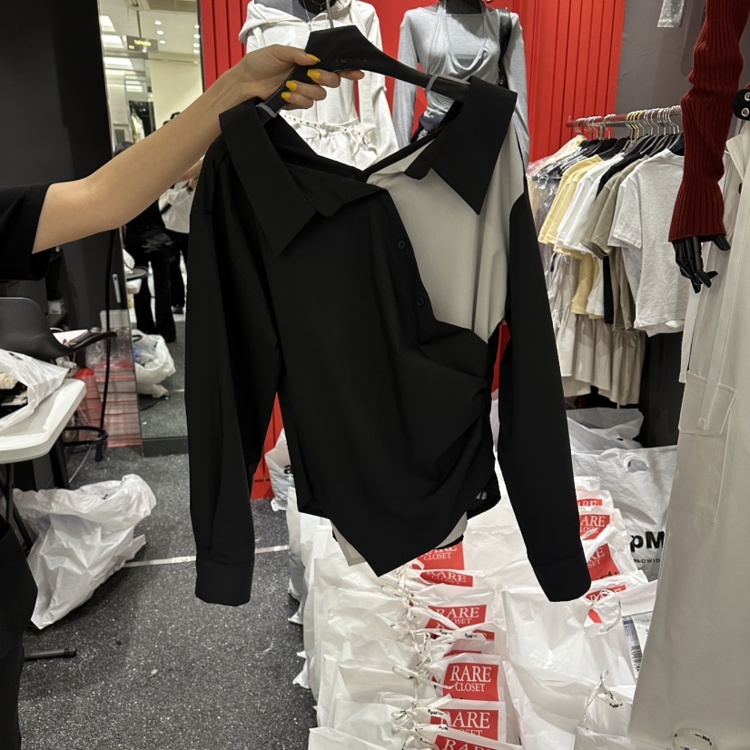 RARE CLOSET韓國代購女裝新品職業26春夏推薦襯衫蕾絲衫RARE CLOSET襯衫/蕾絲衫圖色2