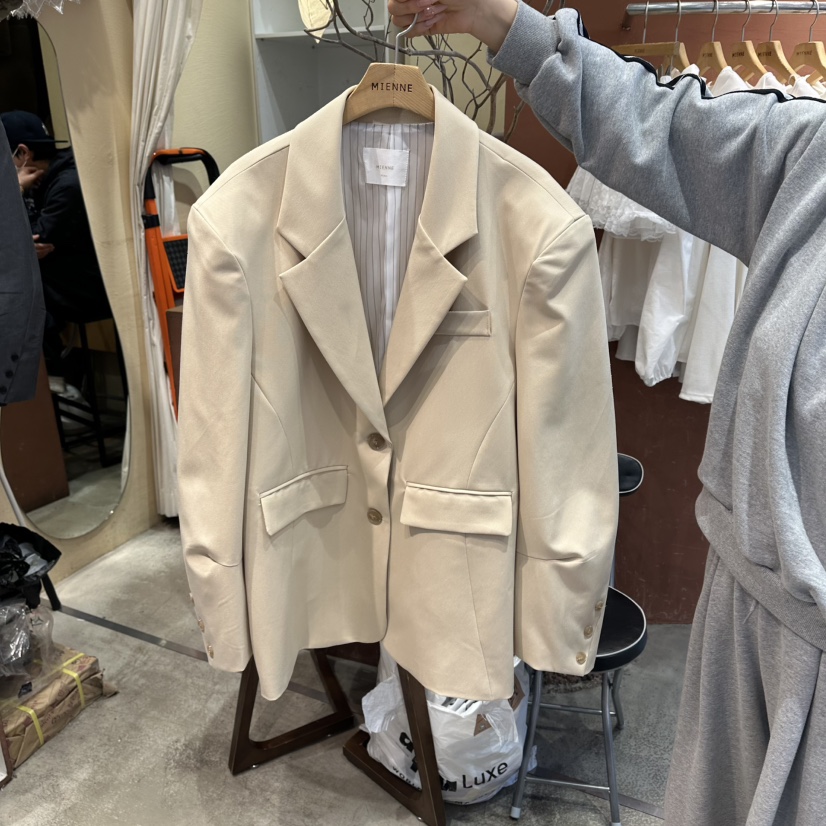 MIENNE韓國代購女士新品推薦真品休閑人氣時尚26春夏夾克MIENNE夾克圖色1