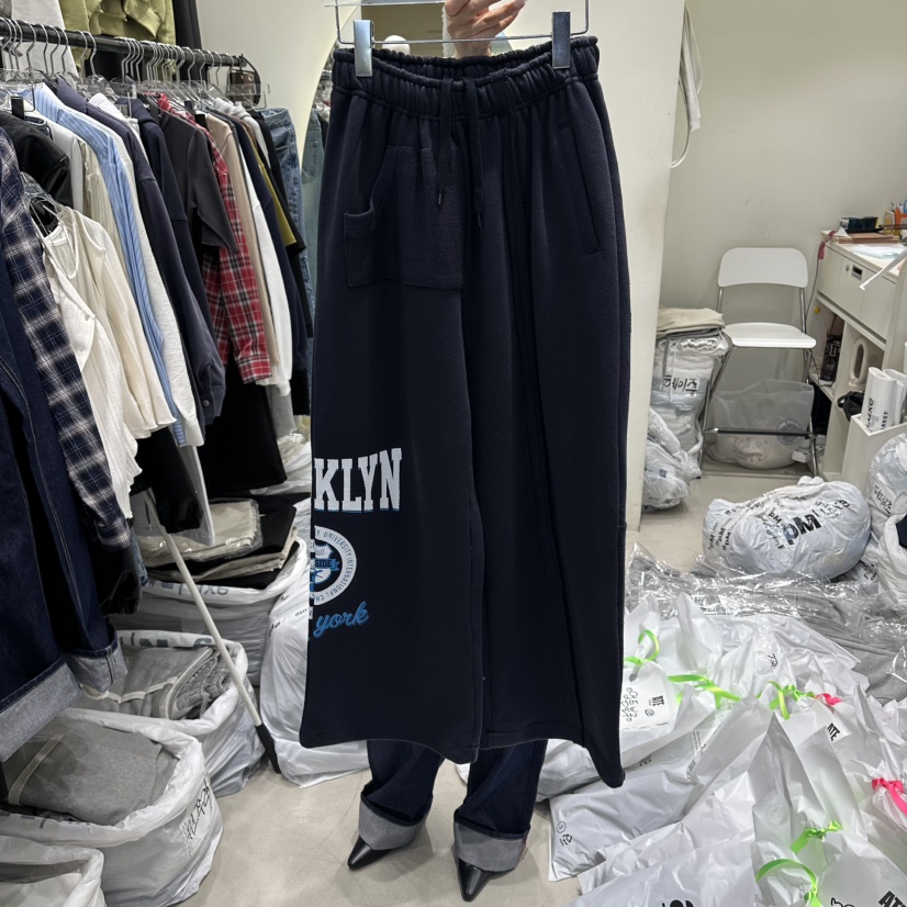 AT THE END韓國代購女裝新品熱賣休閑時尚26春夏休閑褲AT THE END休閑褲圖色2