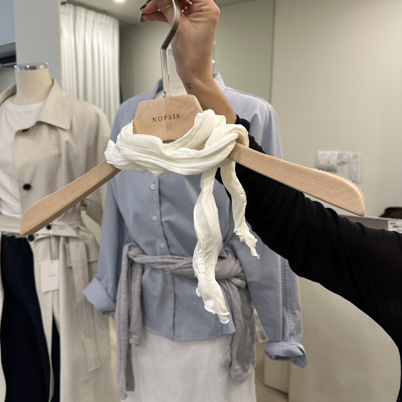 NOPSIS韓國代購女士新品職業推薦休閑真品熱賣人氣圍巾披肩NOPSIS圍巾/披肩圖色1