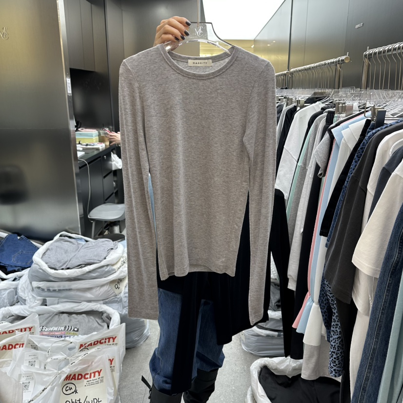 MADCITY/SAGAFURS韓國直郵女士新品休閑真品時尚長袖T恤MADCITY/SAGAFURS長袖T恤圖色3