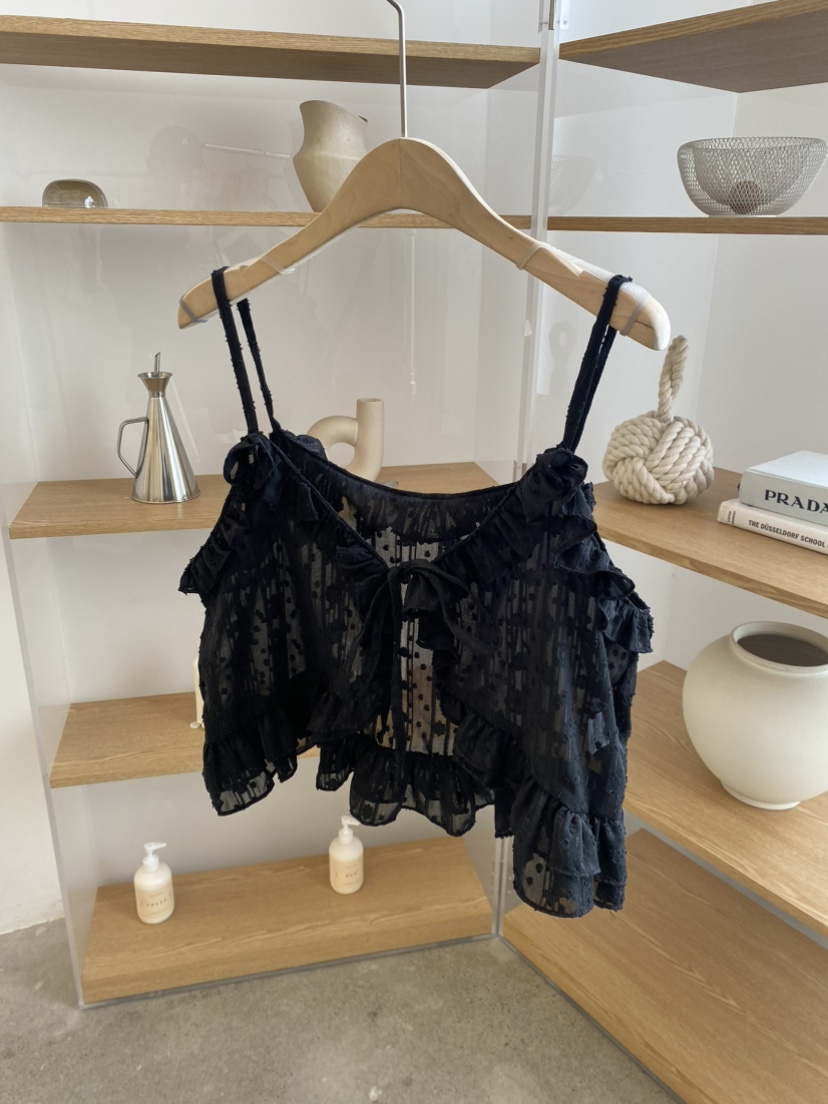 COCOMATON韓國代購女裝新款時尚熱賣真品職業吊帶背心透明COCOMATON吊帶/背心圖色2