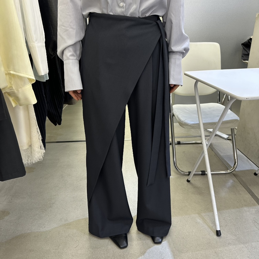 AMON韓國直郵女裝新品職業時尚真品休閑推薦熱賣人氣裙褲AMON裙褲圖色2墨色