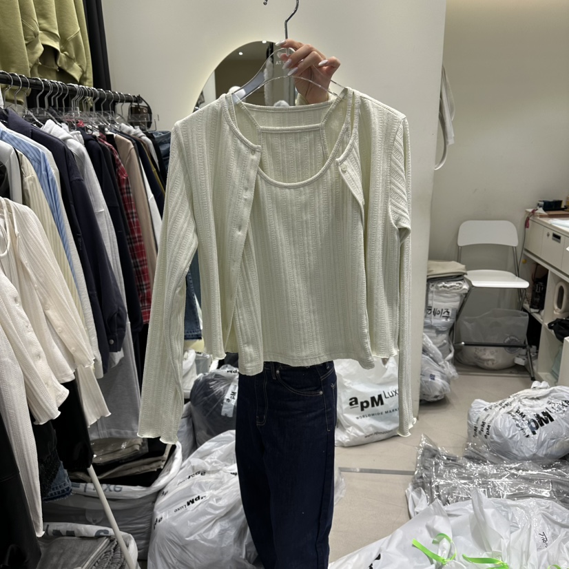 AT THE END韓國直郵女士新款真品26春夏職業人氣熱賣套裝AT THE END套裝圖色2