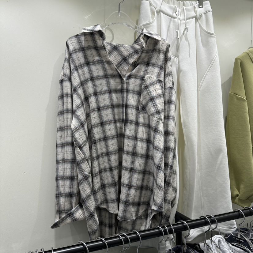 AT THE END韓國代購女士新款休閑真品熱賣26春夏襯衫蕾絲衫AT THE END襯衫/蕾絲衫圖色1