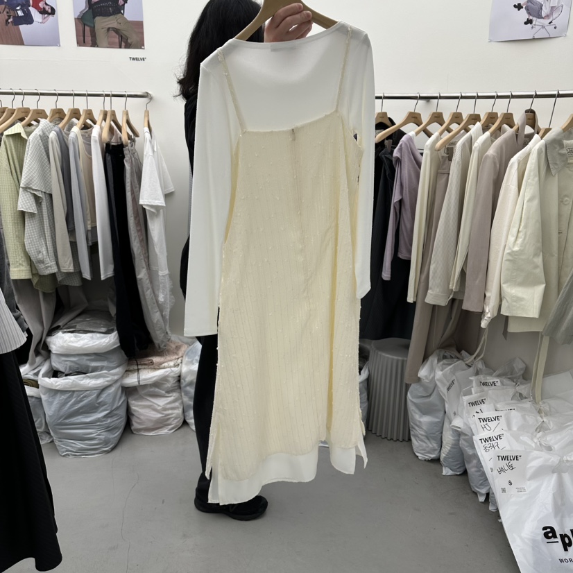 TWELVE東大門直郵女裝新品26春夏職業熱賣連衣裙不含內搭TWELVE連衣裙