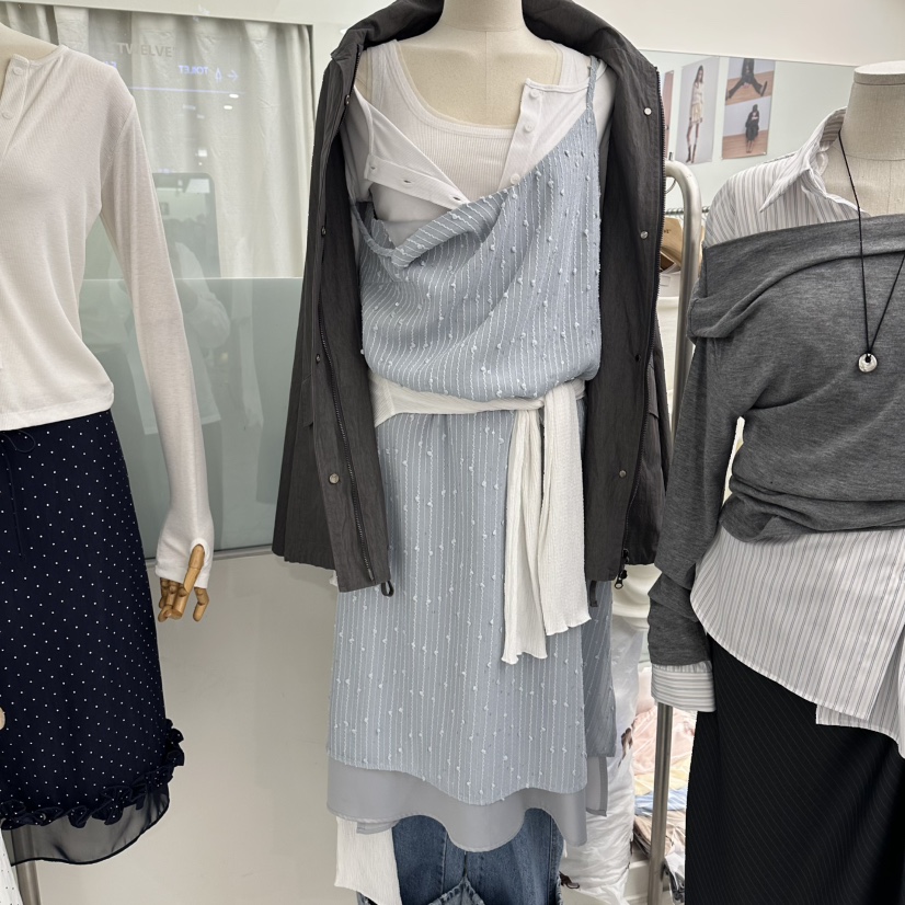 TWELVE東大門直郵女裝新品26春夏職業熱賣連衣裙不含內搭TWELVE連衣裙圖色2