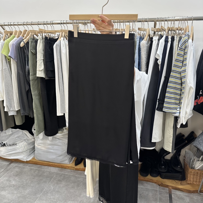 DELIGHT-L東大門實拍女裝新款職業休閑人氣26春夏長裙蕾絲DELIGHT-L長裙圖色4