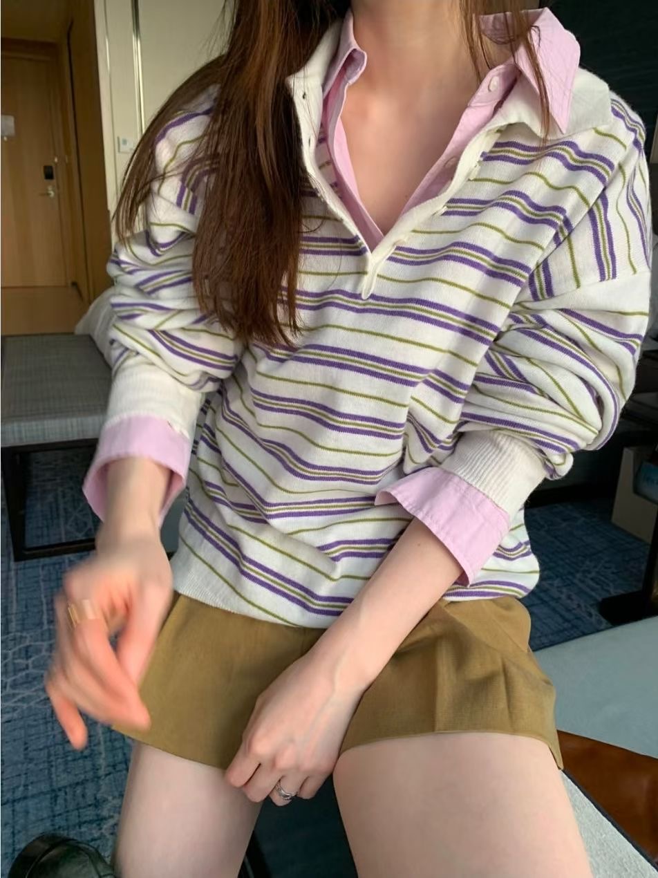 WEARRAW/WELL ROW韓國直郵女士新品人氣襯衫蕾絲衫口袋WEARRAW/WELL ROW襯衫/蕾絲衫