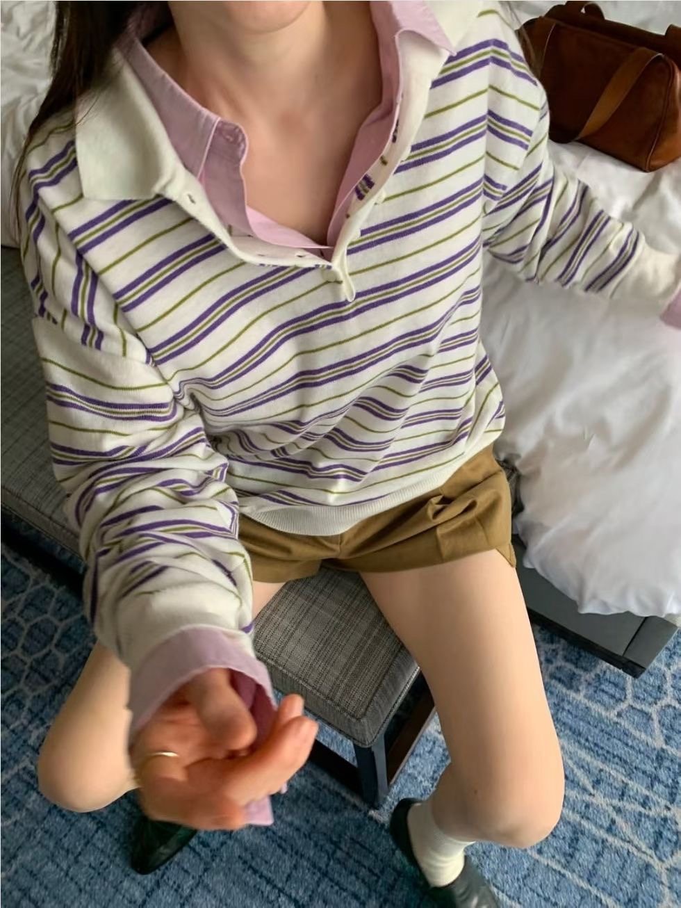 WEARRAW/WELL ROW韓國直郵女士新品人氣襯衫蕾絲衫口袋WEARRAW/WELL ROW襯衫/蕾絲衫