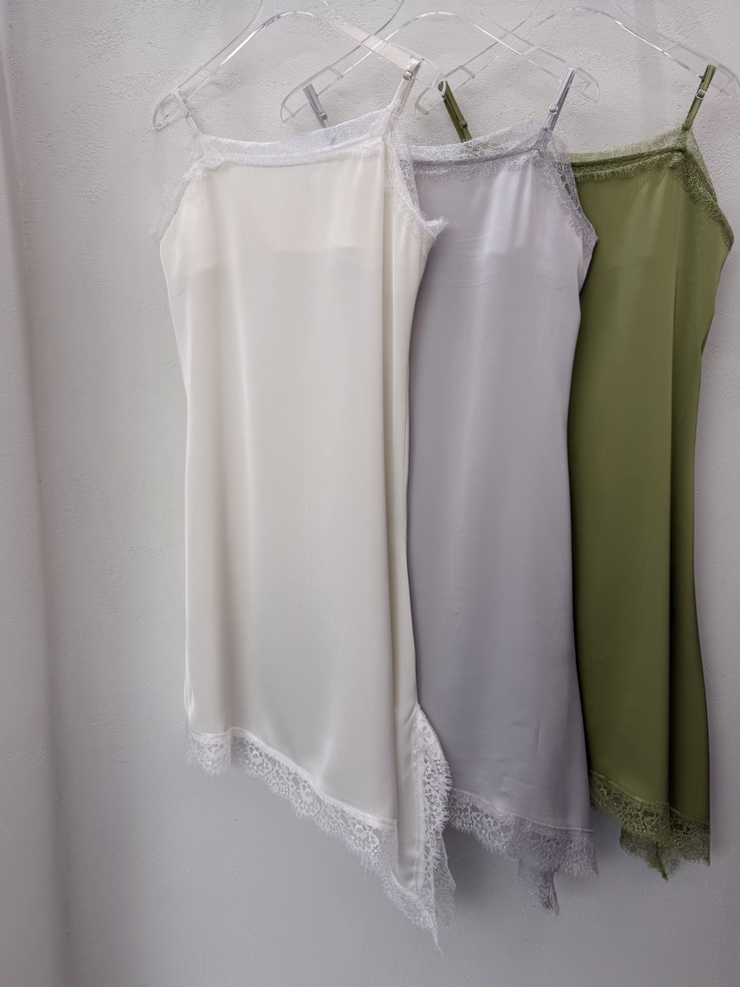 MOST OF ALL U韓國東大門直郵女裝新款26春夏連衣裙緞面MOST OF ALL U連衣裙