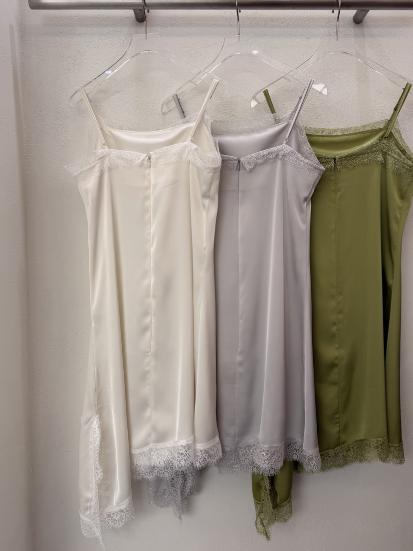 MOST OF ALL U韓國東大門直郵女裝新款26春夏連衣裙緞面MOST OF ALL U連衣裙