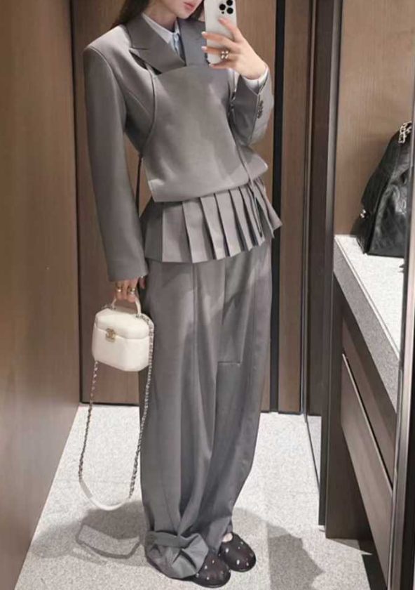 JKICHI韓國東大門直郵女士新品熱賣人氣職業時尚套裝三件套JKICHI套裝