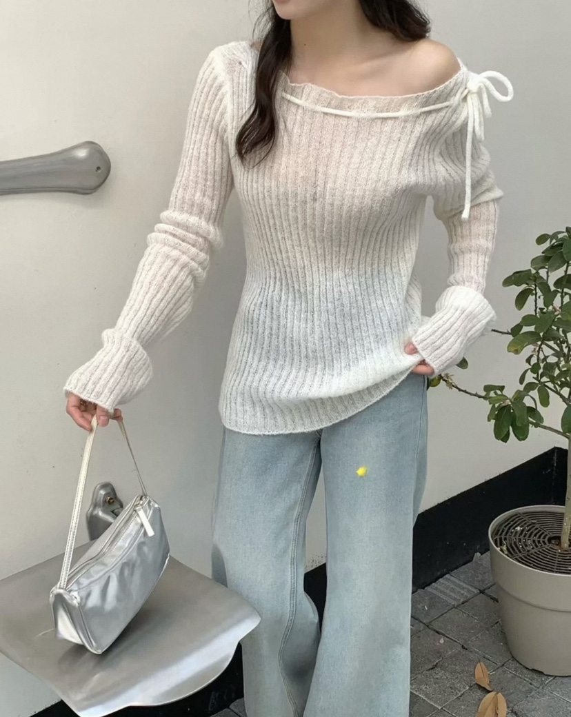 VIVANI韓國東大門代購女士新款人氣26春夏休閑職業針織衫VIVANI針織衫圖色2