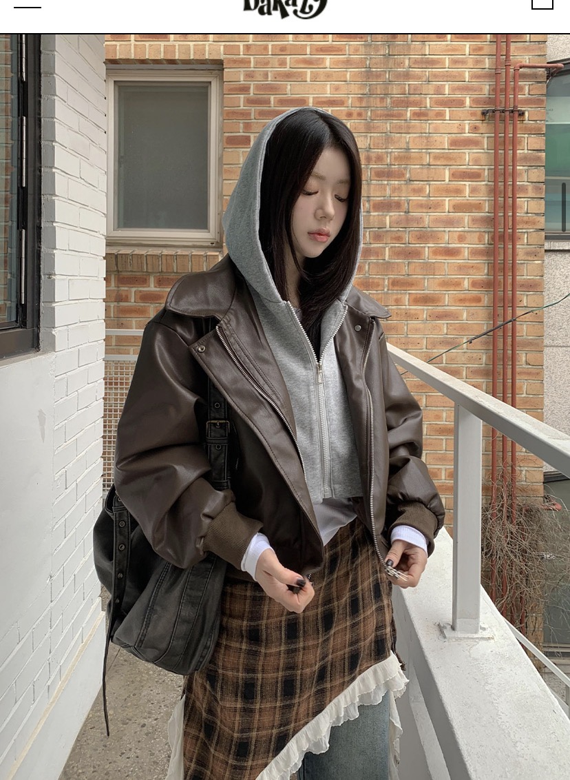 VIVANI韓國直郵女士新款26春夏休閑熱賣時尚人氣夾克連帽VIVANI夾克圖色2