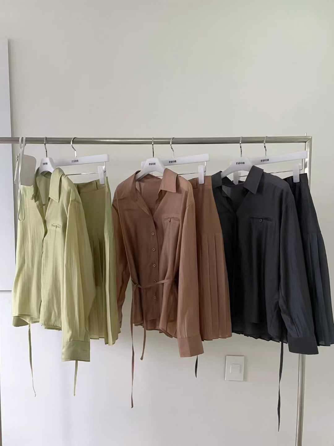 FAVOR-P韓國直郵女裝新款人氣職業時尚熱賣套裝不含腰帶FAVOR-P套裝