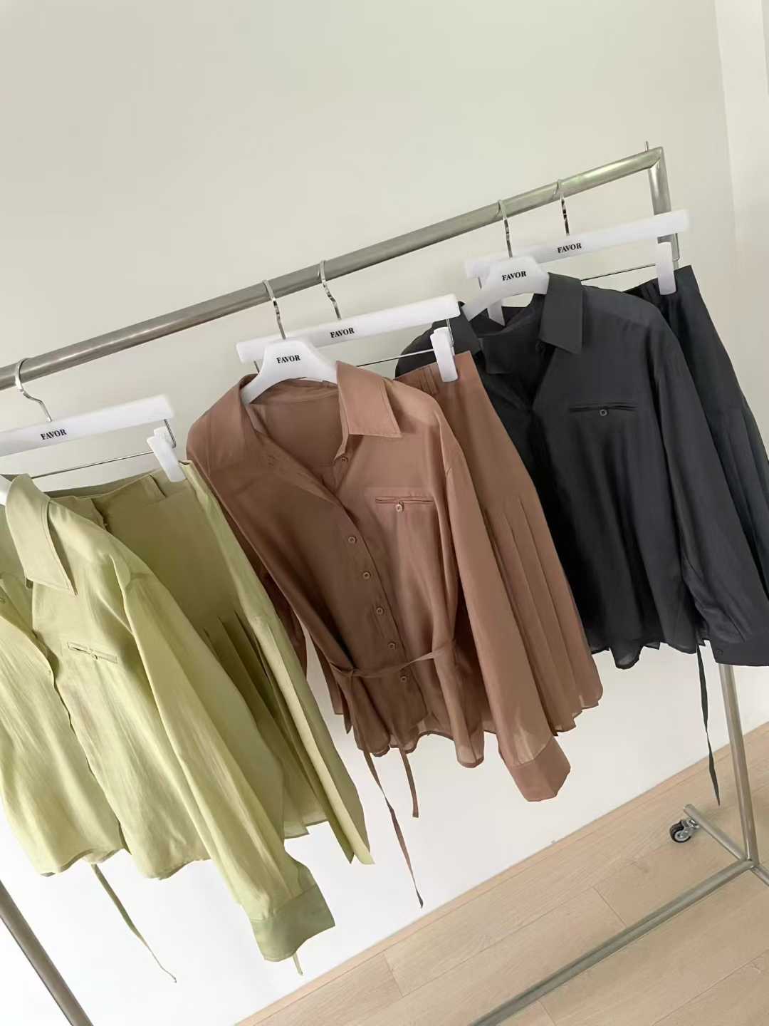 FAVOR-P韓國直郵女裝新款人氣職業時尚熱賣套裝不含腰帶FAVOR-P套裝