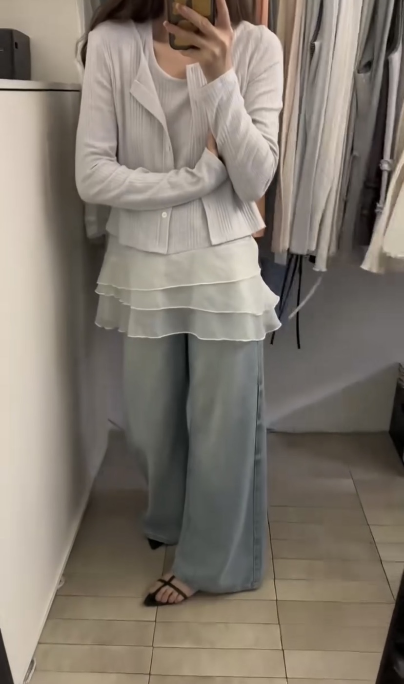 VIVANI韓國代購女士新款推薦熱賣人氣時尚26春夏套裝套裝開衫VIVANI套裝