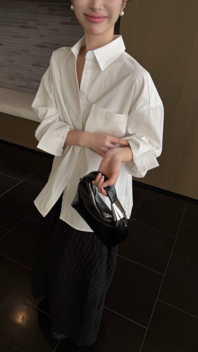 VIVANI韓國代購女裝新款26春夏時尚休閑人氣推薦襯衫蕾絲衫VIVANI襯衫/蕾絲衫