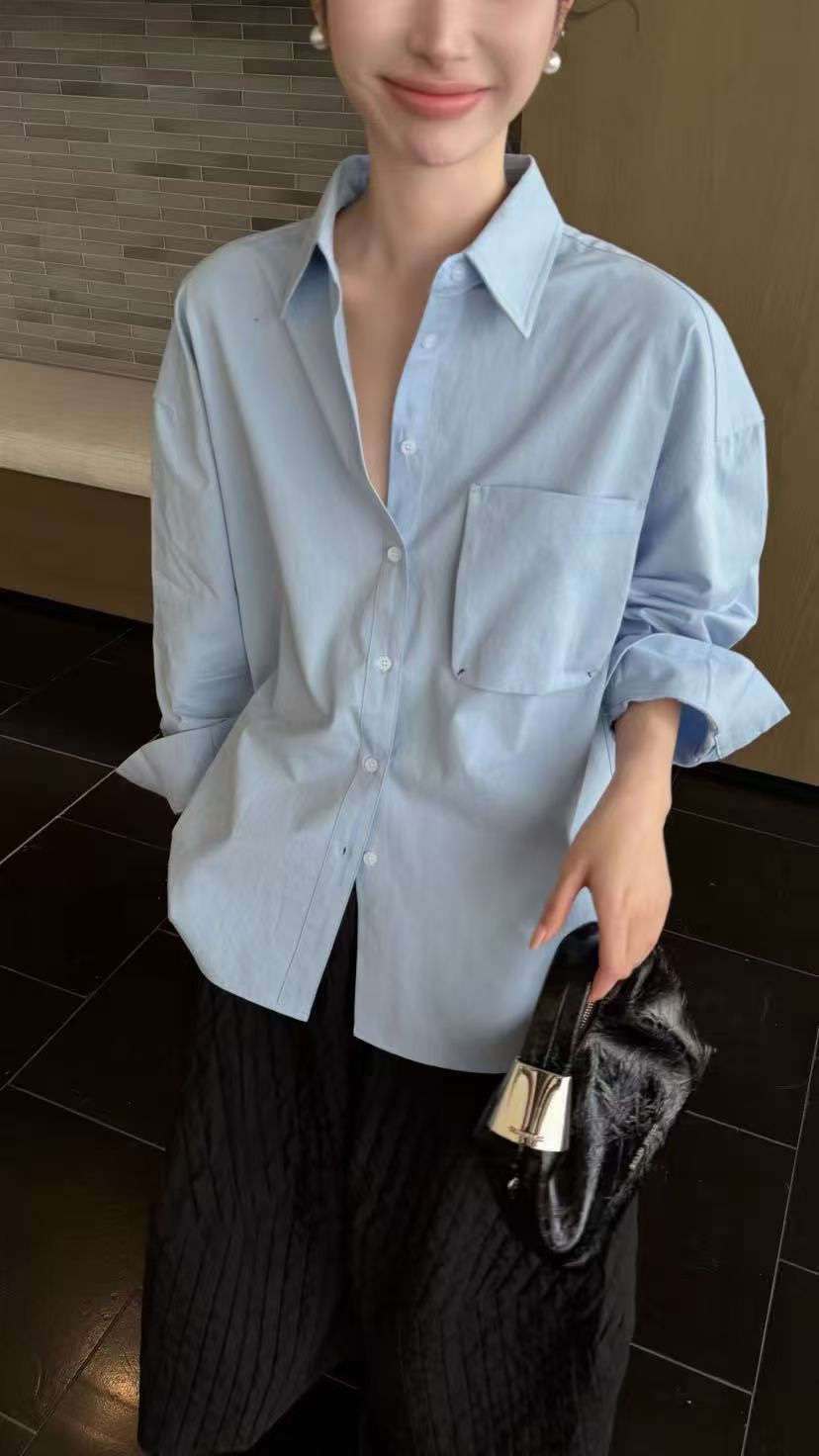 VIVANI韓國代購女裝新款26春夏時尚休閑人氣推薦襯衫蕾絲衫VIVANI襯衫/蕾絲衫圖色1