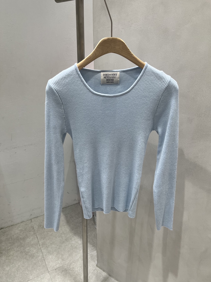 EVERCOMMERCE METICULOUSLY DESIGNED韓國代購女裝新品休閑針織衫EVERCOMMERCE METICULOUSLY DESIGNED針織衫圖色1