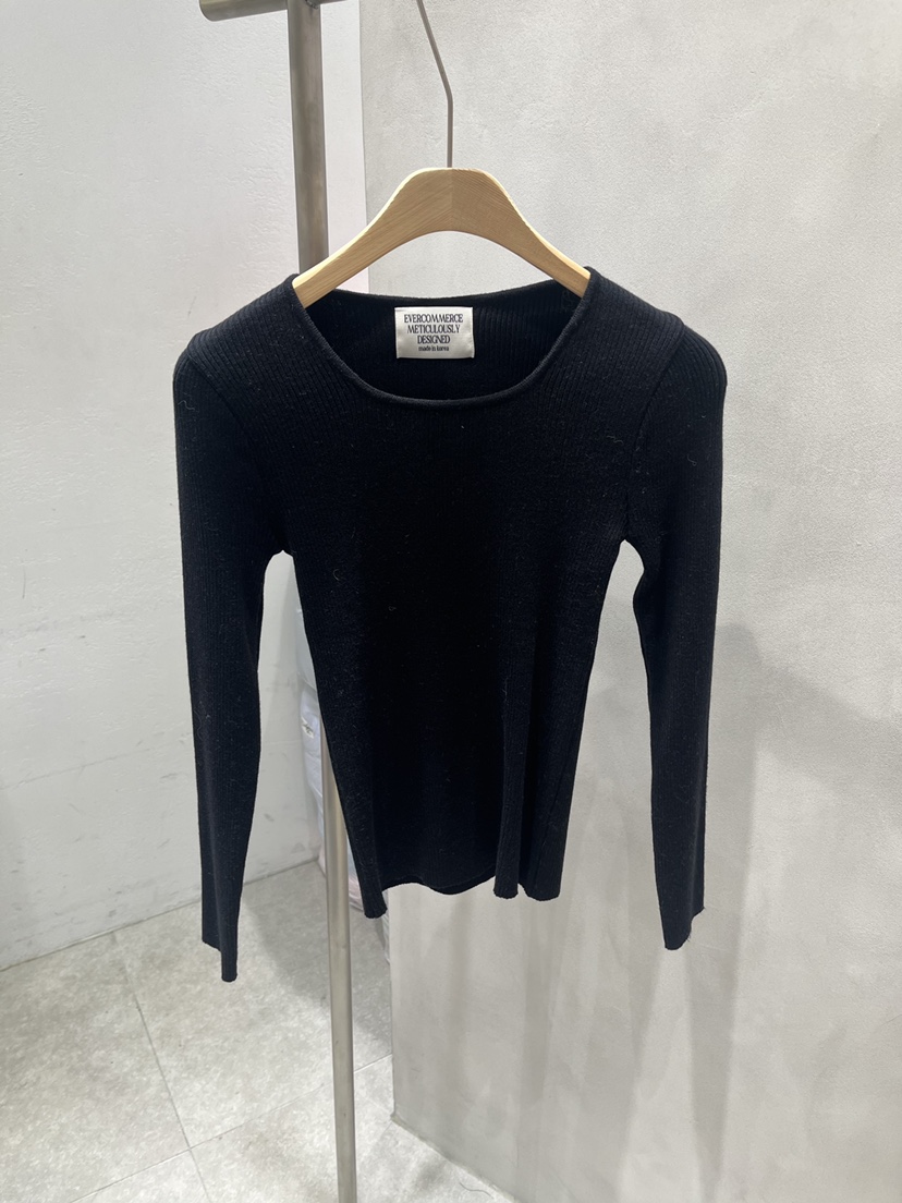 EVERCOMMERCE METICULOUSLY DESIGNED韓國代購女裝新品休閑針織衫EVERCOMMERCE METICULOUSLY DESIGNED針織衫圖色4