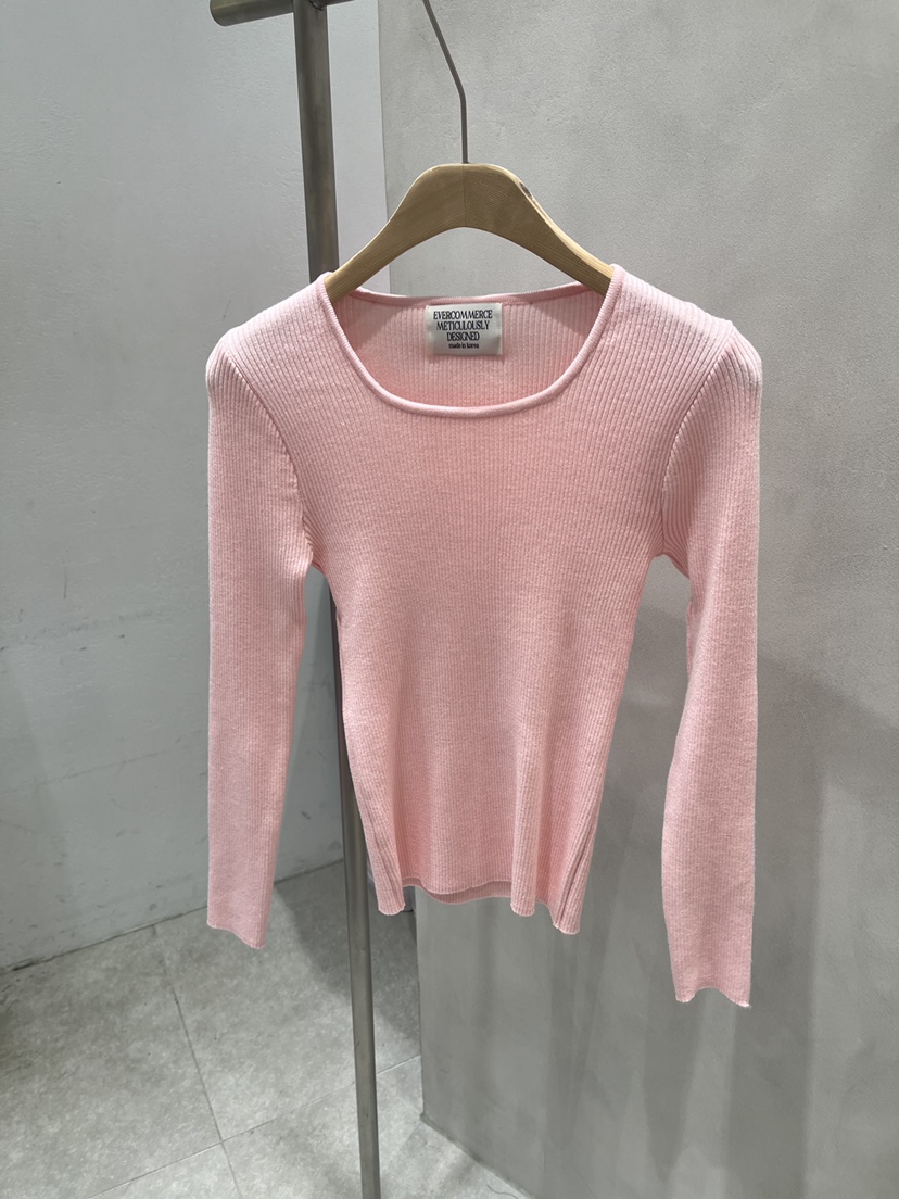 EVERCOMMERCE METICULOUSLY DESIGNED韓國代購女裝新品休閑針織衫EVERCOMMERCE METICULOUSLY DESIGNED針織衫圖色5