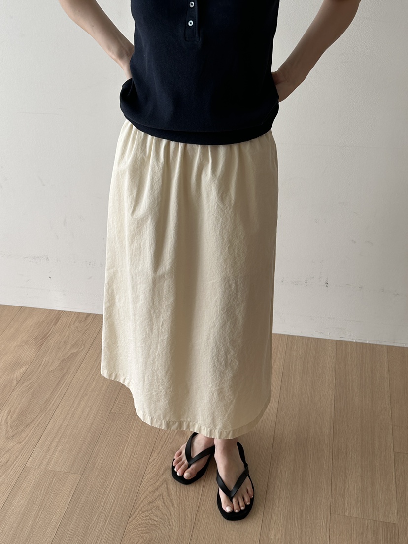 JEONG GAM STUDIOS韓國東大門直郵女裝新款熱賣半身裙中短裙水洗棉JEONG GAM STUDIOS半身裙/中短裙