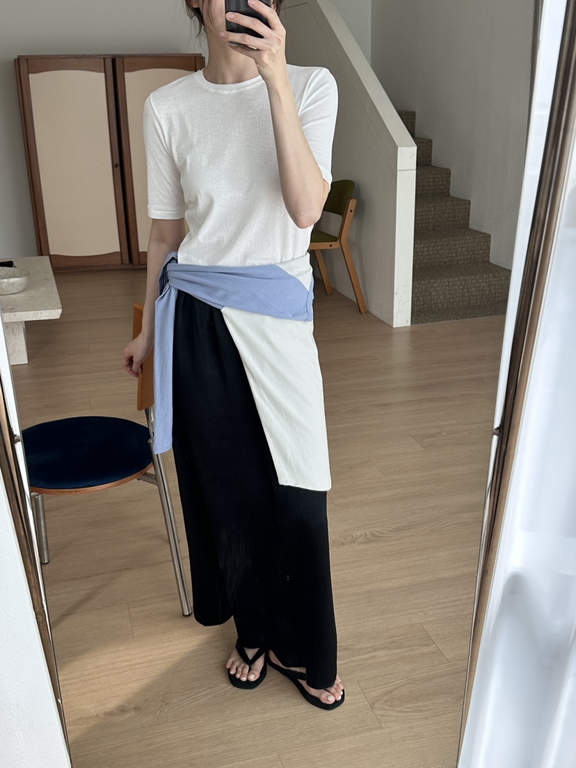 JEONG GAM STUDIOS韓國東大門直郵女士新款休閑長裙緞面JEONG GAM STUDIOS長裙