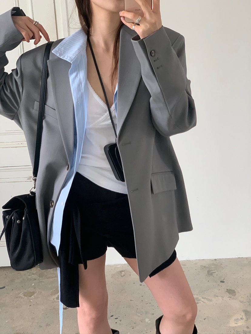 UNBOUND韓國代購女士新款熱賣時尚推薦26春夏襯衫蕾絲衫含腰繩UNBOUND襯衫/蕾絲衫