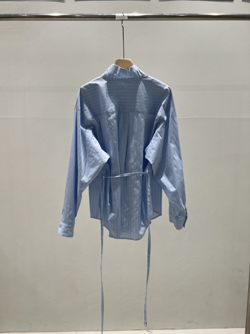 UNBOUND韓國代購女士新款熱賣時尚推薦26春夏襯衫蕾絲衫含腰繩UNBOUND襯衫/蕾絲衫