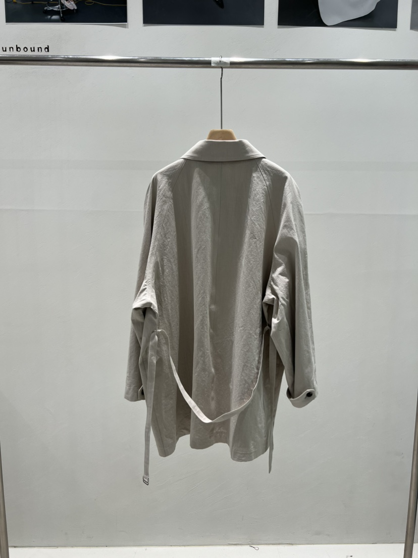 UNBOUND韓國代購女裝新款休閑人氣時尚26春夏職業長款風衣UNBOUND長款風衣
