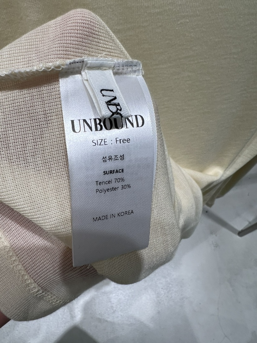 UNBOUND韓國直郵實拍女士新品熱賣推薦時尚人氣休閑長袖T恤UNBOUND長袖T恤