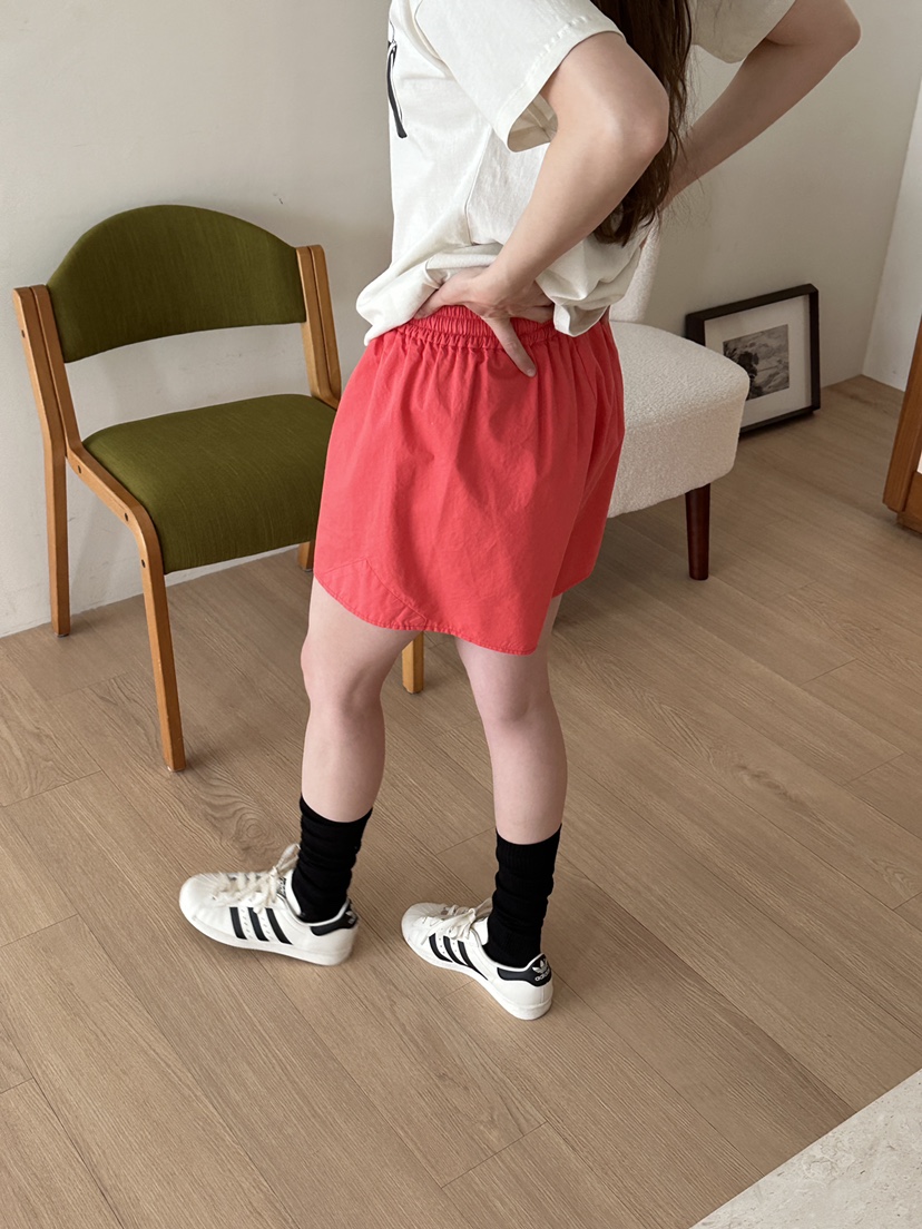 JEONG GAM STUDIOS韓國東大門代購女裝新品休閑短褲水洗棉JEONG GAM STUDIOS短褲