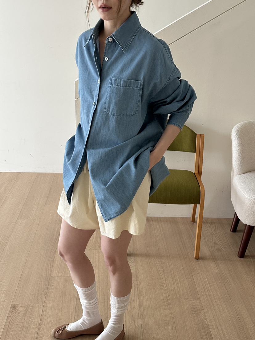 JEONG GAM STUDIOS韓國東大門代購女裝新品休閑短褲水洗棉JEONG GAM STUDIOS短褲