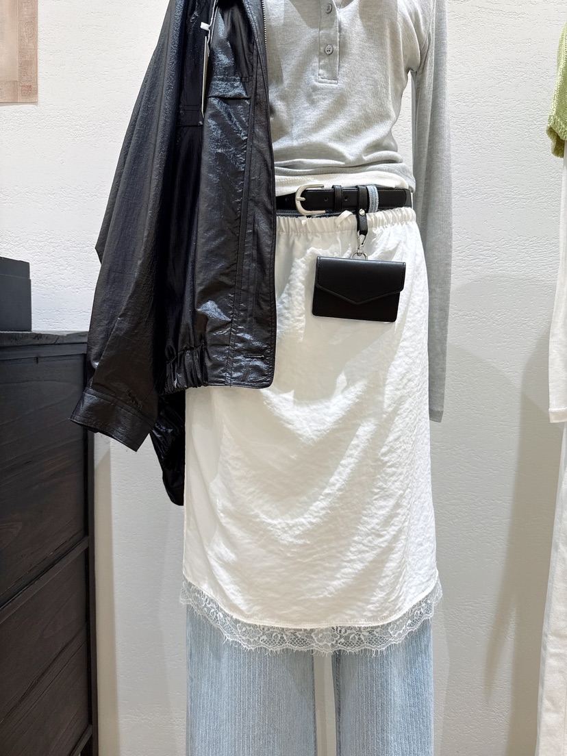 NDE韓國東大門直郵女裝新款熱賣26春夏半身裙中短裙不含腰帶BOHEME_NDE半身裙/中短裙圖色1