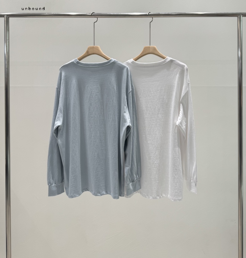 UNBOUND韓國直郵女裝新品26春夏時尚休閑熱賣職業長袖T恤UNBOUND長袖T恤