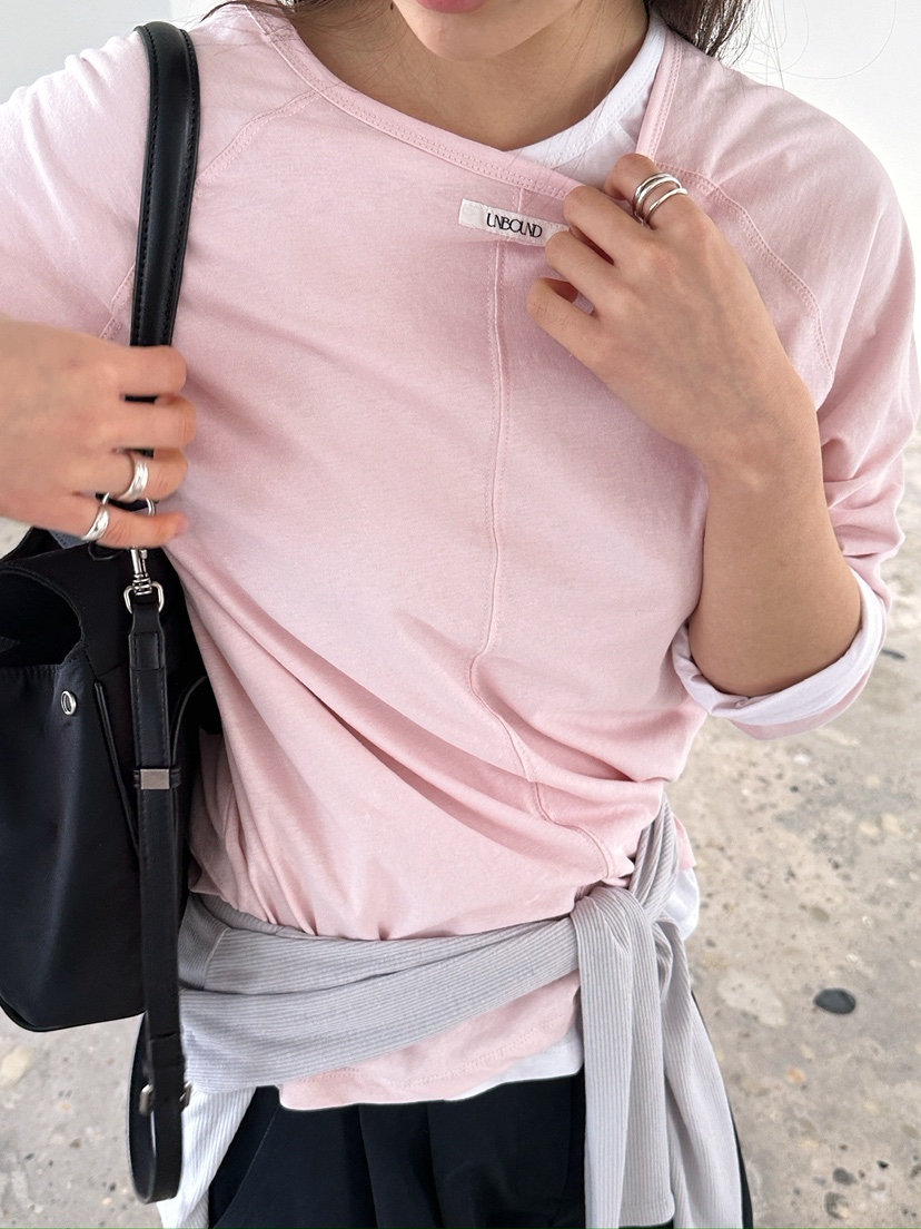 UNBOUND韓國代購女裝新品人氣26春夏熱賣時尚推薦長袖T恤UNBOUND長袖T恤