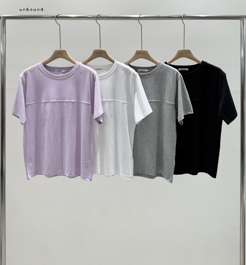 UNBOUND韓國直郵實拍女裝新款職業推薦26春夏休閑熱賣T恤UNBOUNDT恤