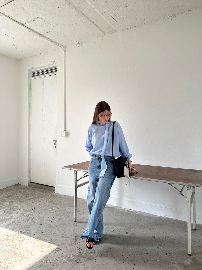 UNBOUND韓國直郵女士新款推薦熱賣職業休閑26春夏襯衫蕾絲衫UNBOUND襯衫/蕾絲衫