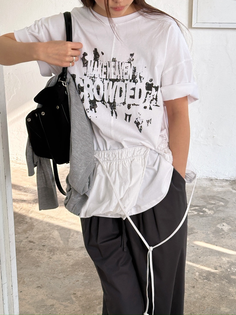 UNBOUND韓國東大門代購女裝新款時尚人氣推薦休閑職業T恤UNBOUNDT恤