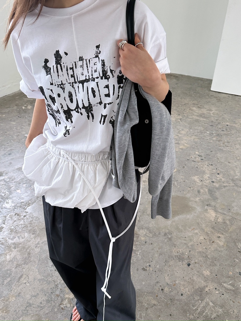 UNBOUND韓國東大門代購女裝新款時尚人氣推薦休閑職業T恤UNBOUNDT恤