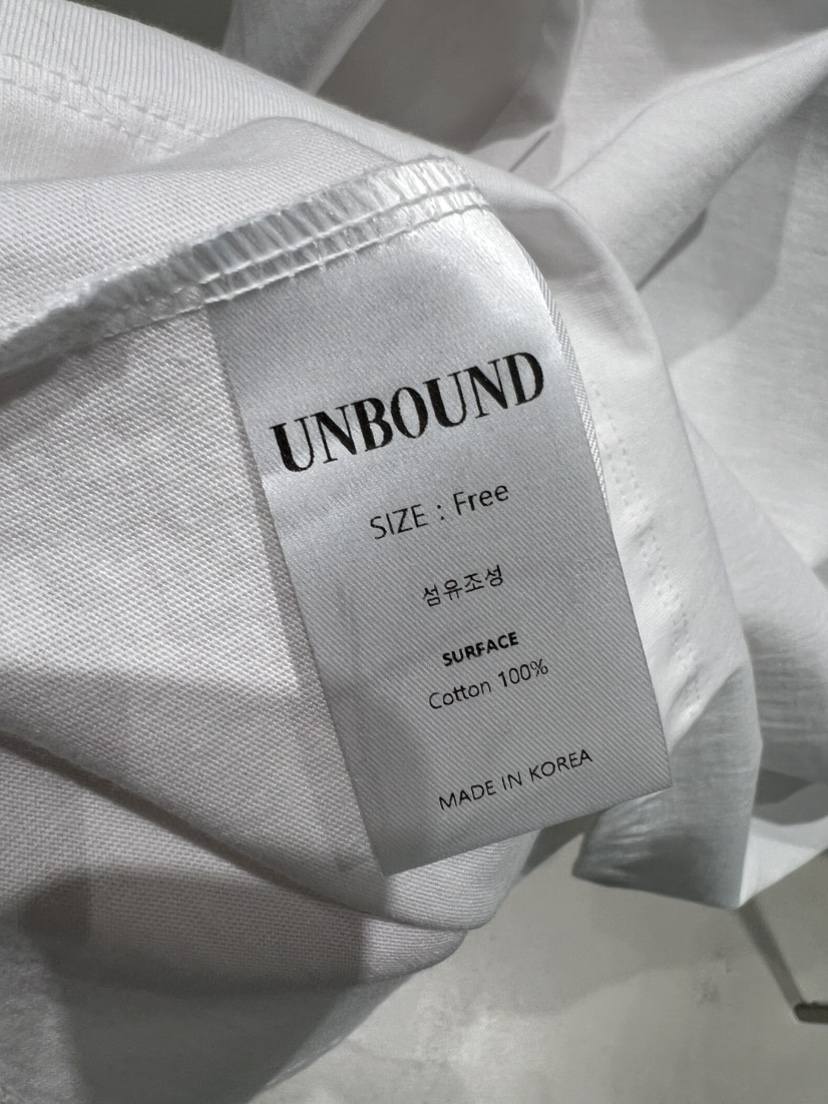 UNBOUND韓國東大門代購女裝新款時尚人氣推薦休閑職業T恤UNBOUNDT恤