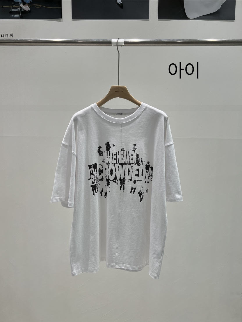 UNBOUND韓國東大門代購女裝新款時尚人氣推薦休閑職業T恤UNBOUNDT恤圖色1