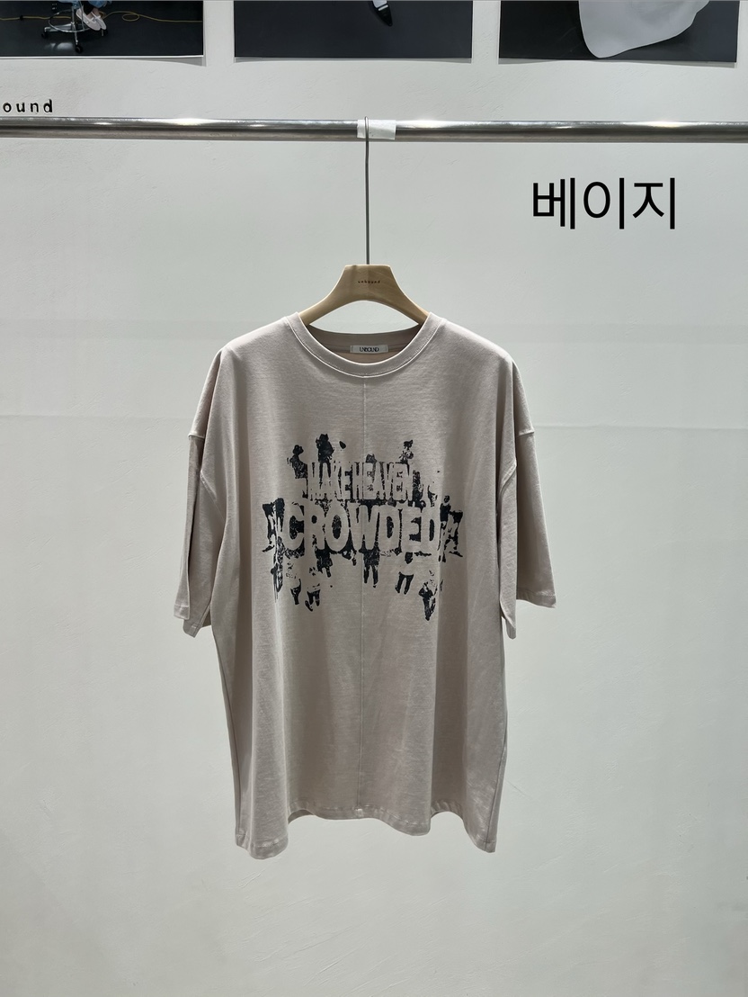 UNBOUND韓國東大門代購女裝新款時尚人氣推薦休閑職業T恤UNBOUNDT恤圖色2