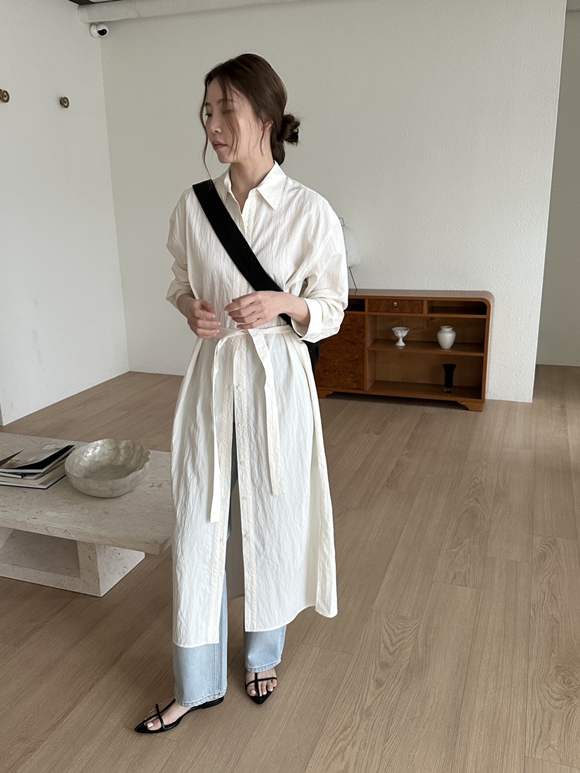 JEONG GAM STUDIOS韓國直郵實拍女士新品26春夏連衣裙含腰帶JEONG GAM STUDIOS連衣裙