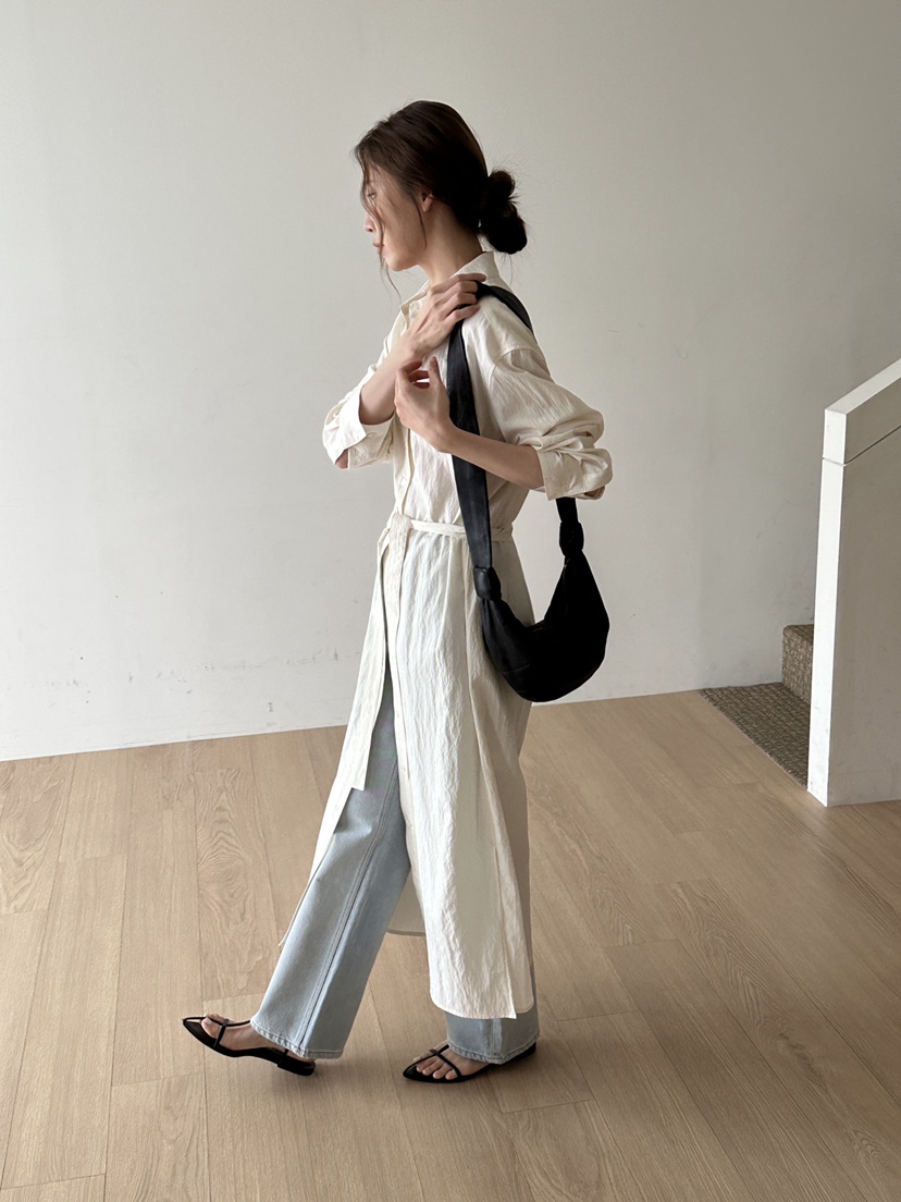 JEONG GAM STUDIOS韓國直郵實拍女士新品26春夏連衣裙含腰帶JEONG GAM STUDIOS連衣裙